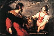 STROZZI, Bernardo Christ and the Samaritan Woman xdg china oil painting reproduction